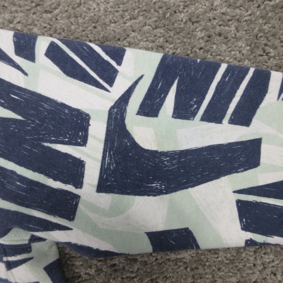 Nike Sweater Mens Small Green Graphic All Over Print Pullover Hoodie Sweatshirt - Picture 5 of 9